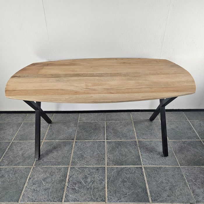 Dining table Oval 160x90cm (25mm, X-Leg)