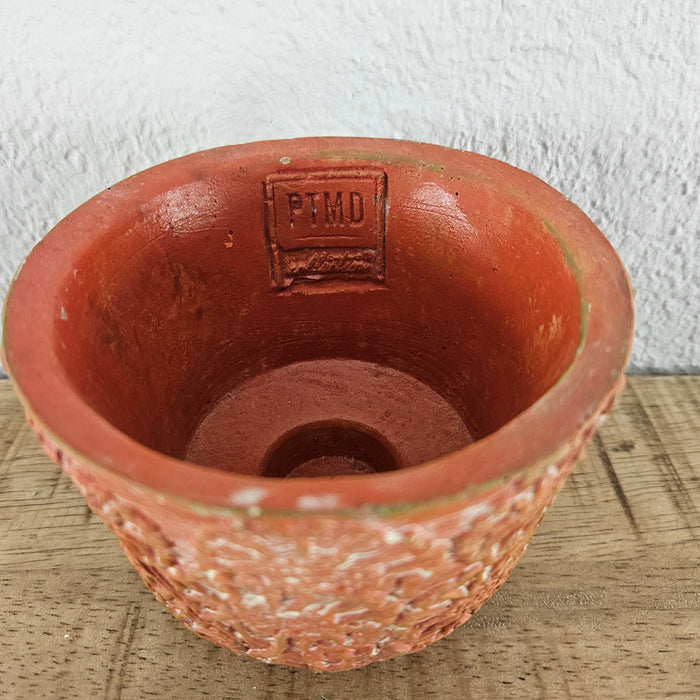 PTMD Flowerpot Farah orange 11.5 cm 