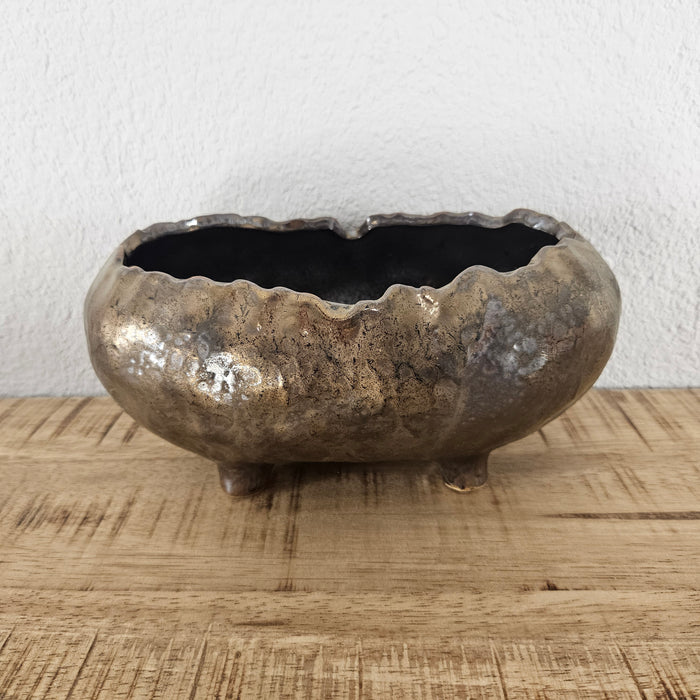 DK Savar Bronze Vase 25cm