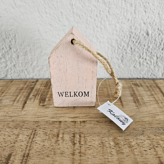 Kolony door hanger pink 'Welcome'