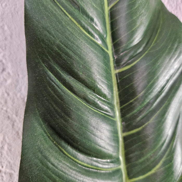 Kunsttak groen bananenblad 80cm