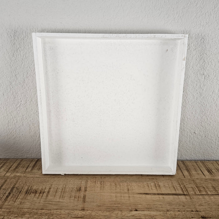 HBX wooden tray 33*33cm White