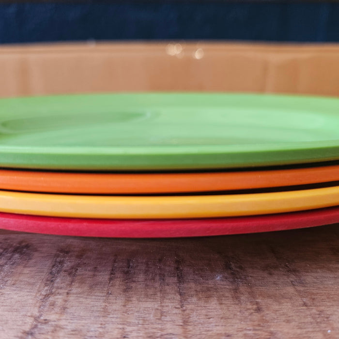 Melamine plates oval Green 24cm