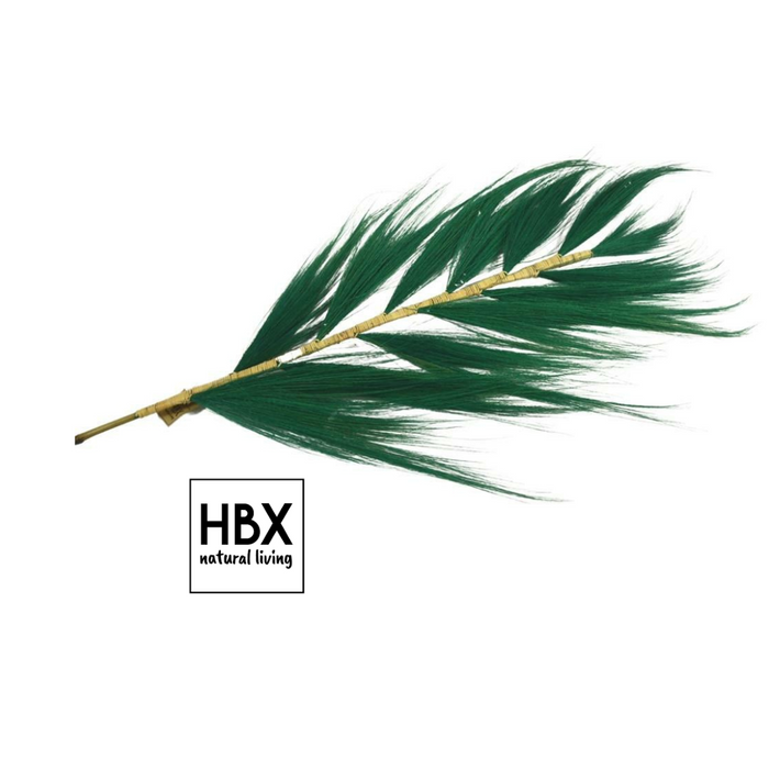 HBX Kunsttak pluim groen 200cm