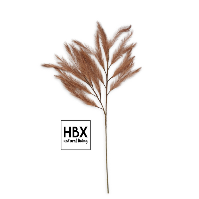 HBX Kunsttak pluimen koper kleur 105cm