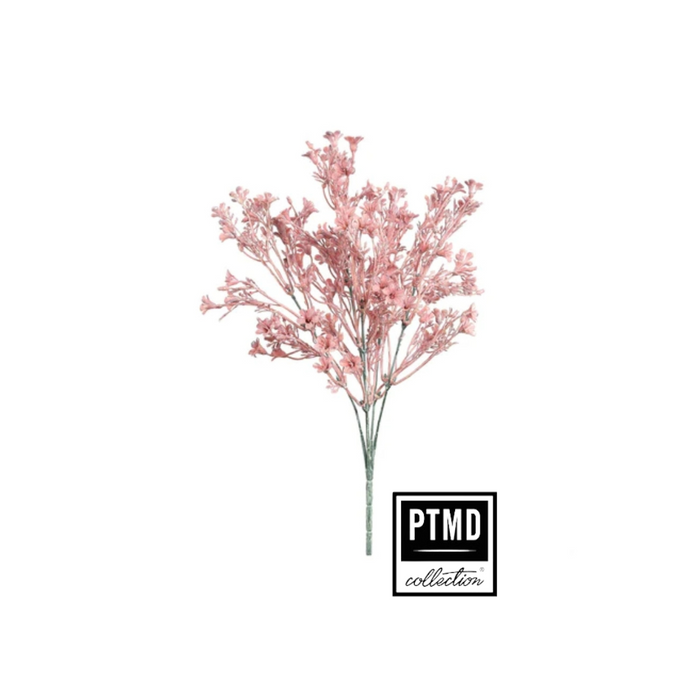 PTMD Kunsttak mini Varen roze 37cm
